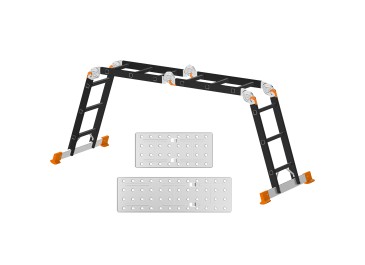 AMHANCIBLE EBAL01RN 橙色多用途折叠梯