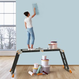 AMHANCIBLE EBAL01RN 橙色多用途折叠梯