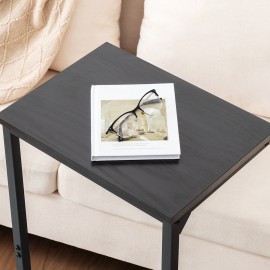 AMHANCIBLE Couch Side Table, 26.37" Tall C Shaped End Table Set of 2