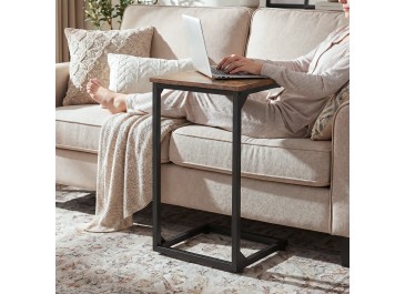 AMHANCIBLE Couch Side Table, 26.37" Tall C Shaped End Table Set of 1
