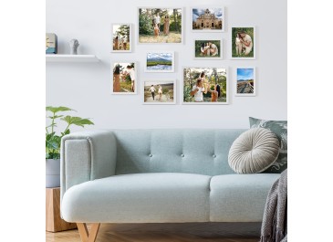 LOAKEKEL Bilderrahmen-Set mit 10 Stück