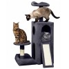 Cute Cat Tree, Kitten Cat Tower for Indoor Cat, Small Cat Tree with Sisal Scratching Posts and Top Perch, Condo with Jump Platform, Cat Furniture Activity PMT01DG